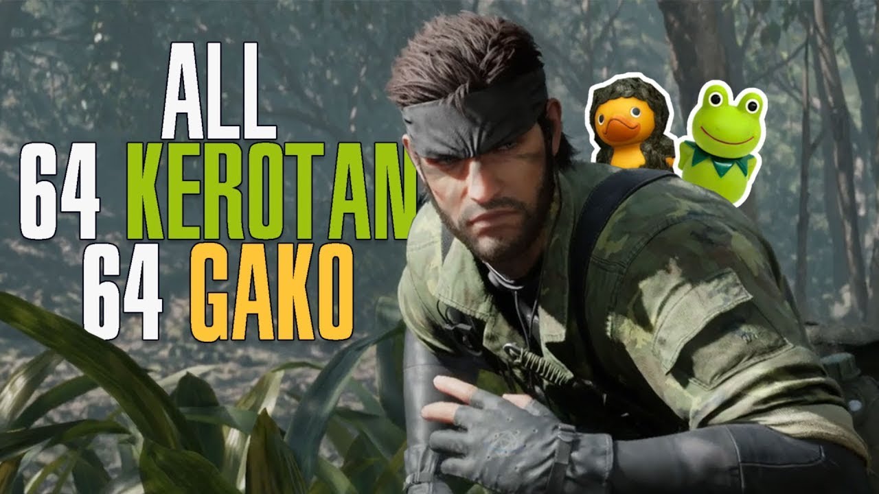 FINDING ALL FROGS & DUCKS! Metal Gear Solid Delta - Hunt them with me?