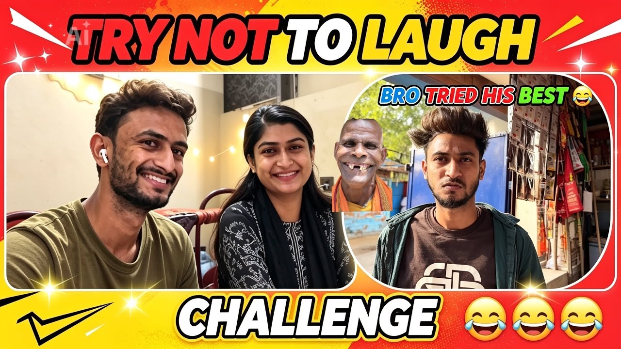 Try not to laugh challenge with sister 😅😂