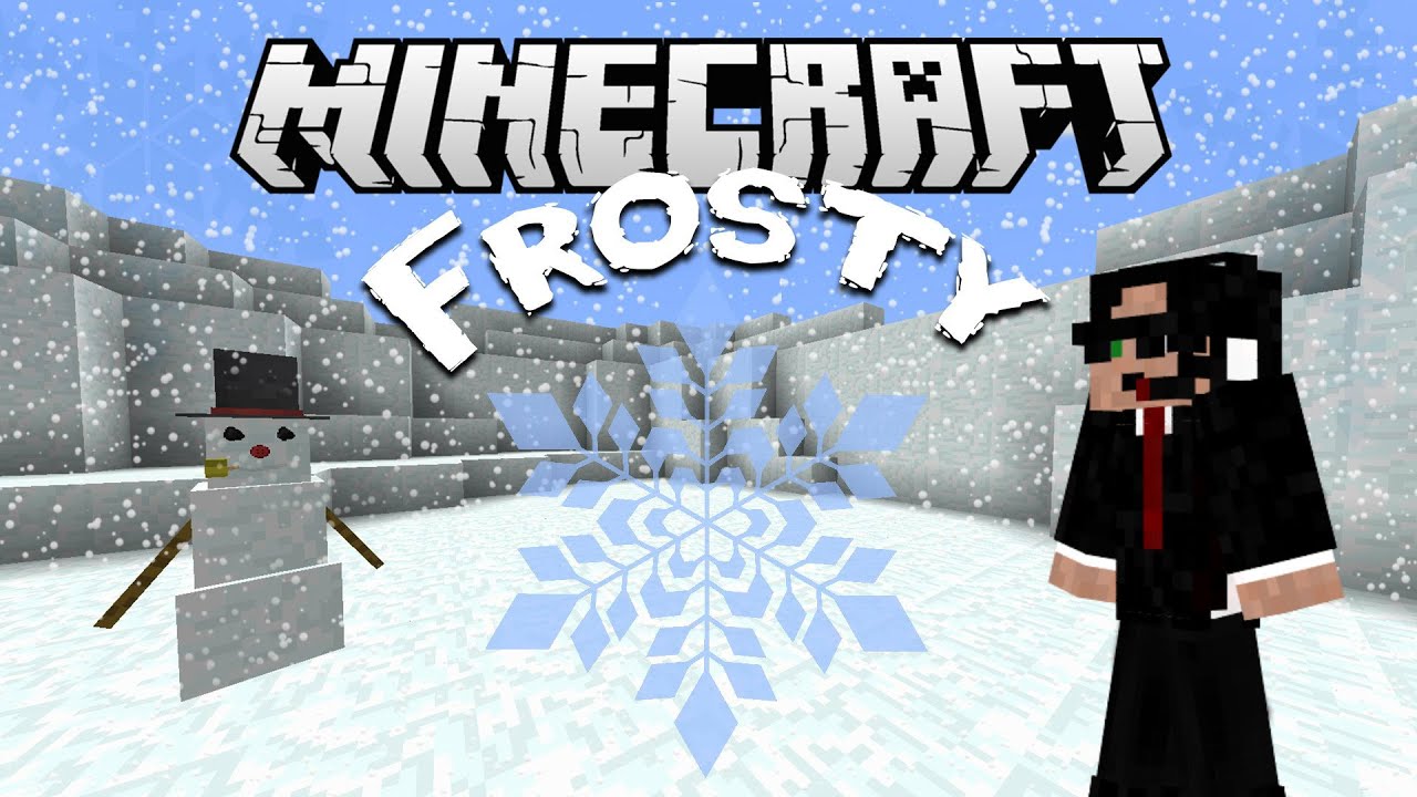 Minecraft | WANNA BUILD A SNOWMAN?! | Frosty Custom Map - YouTube