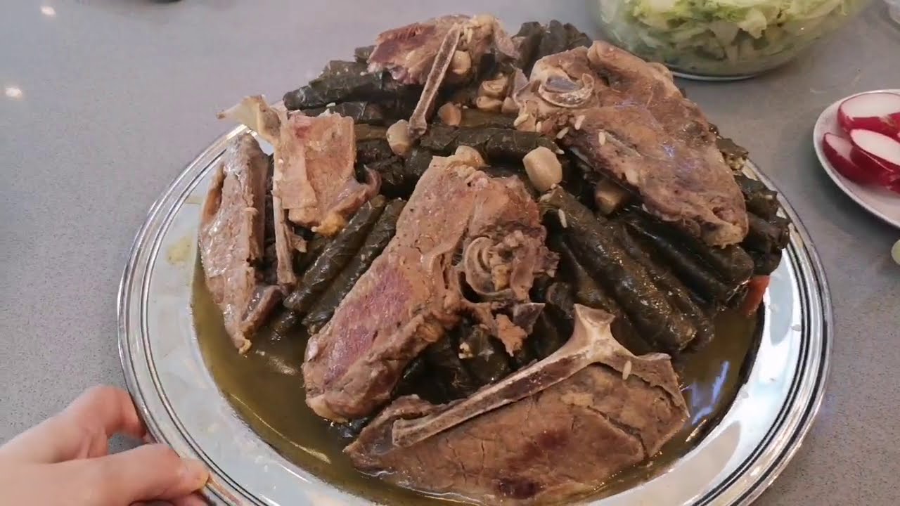 طريقة طبخ ورق العنب (اليبرق) بطنجرة الضغط الكهربائية vine leaves instant pot
