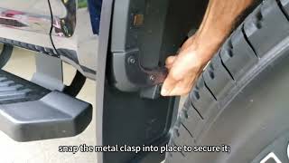 2017-2026 F250  Mudguard Installation instruction
