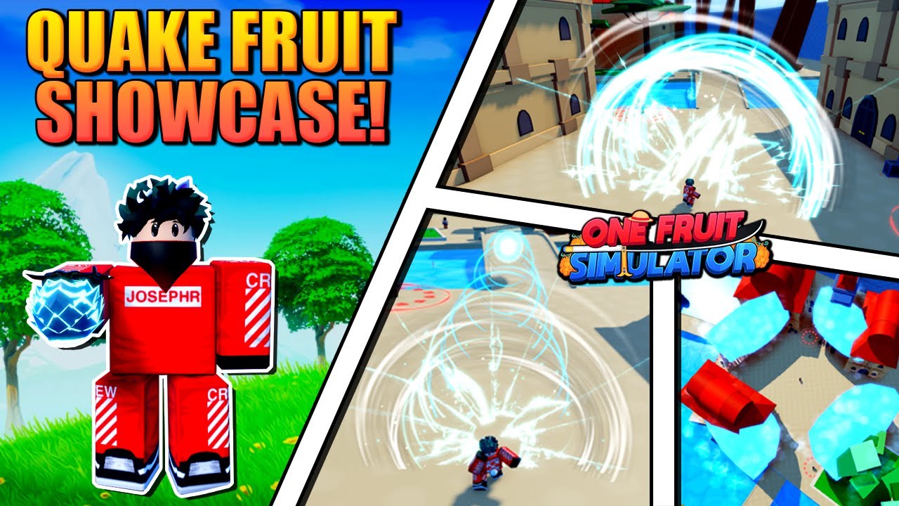 Quake fruit showcase in blox fruits #roblox #vxctrlol