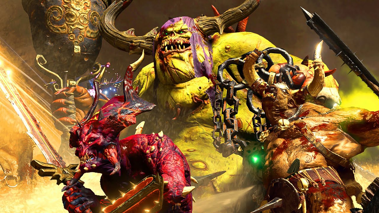 BEASTMEN vs DAEMONS OF CHAOS