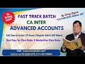 CA Inter Fast Track Batch In Just 175 Hours By CA Parveen Jindal Sir