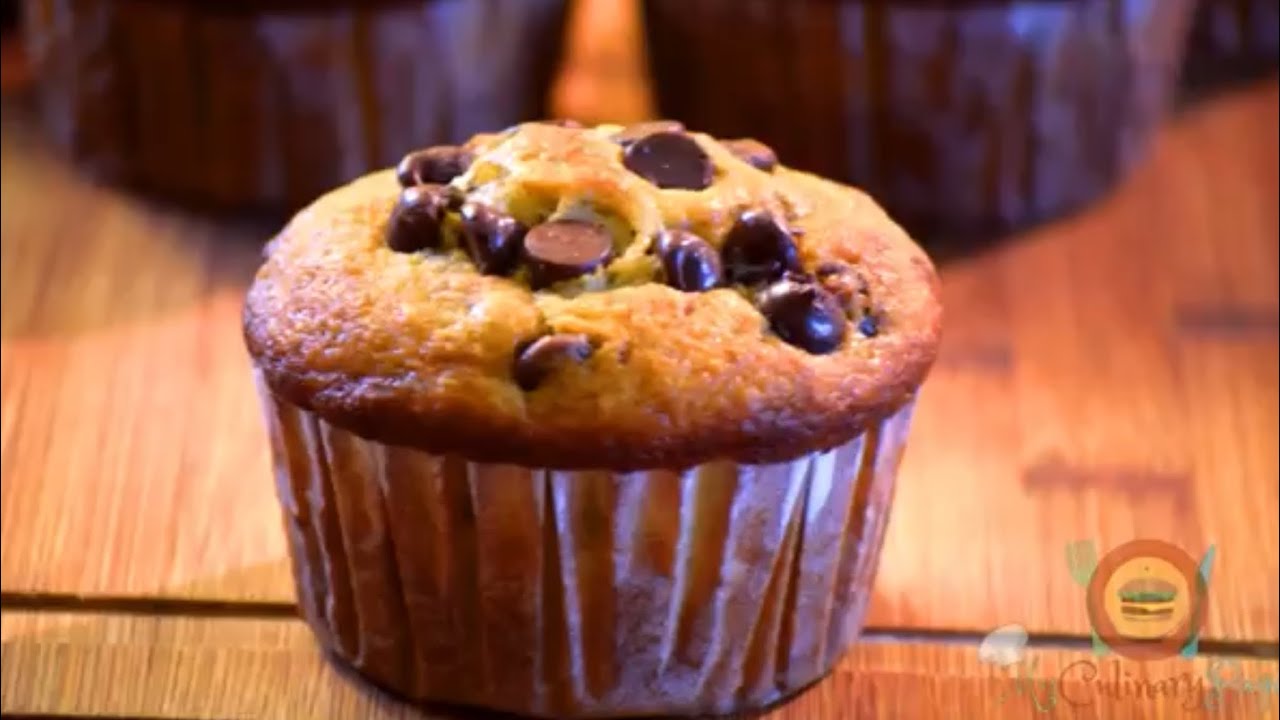 Banana Chocolate Chip Muffins | Банановые Маффины с Шоколадом