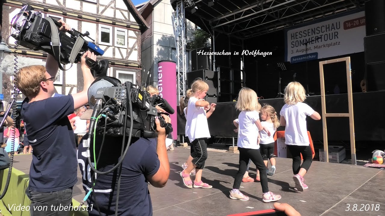 Hessenschau auf Sommertour in Wolfhagen am 3. 8. 2018 in 4K, von tubehorst1