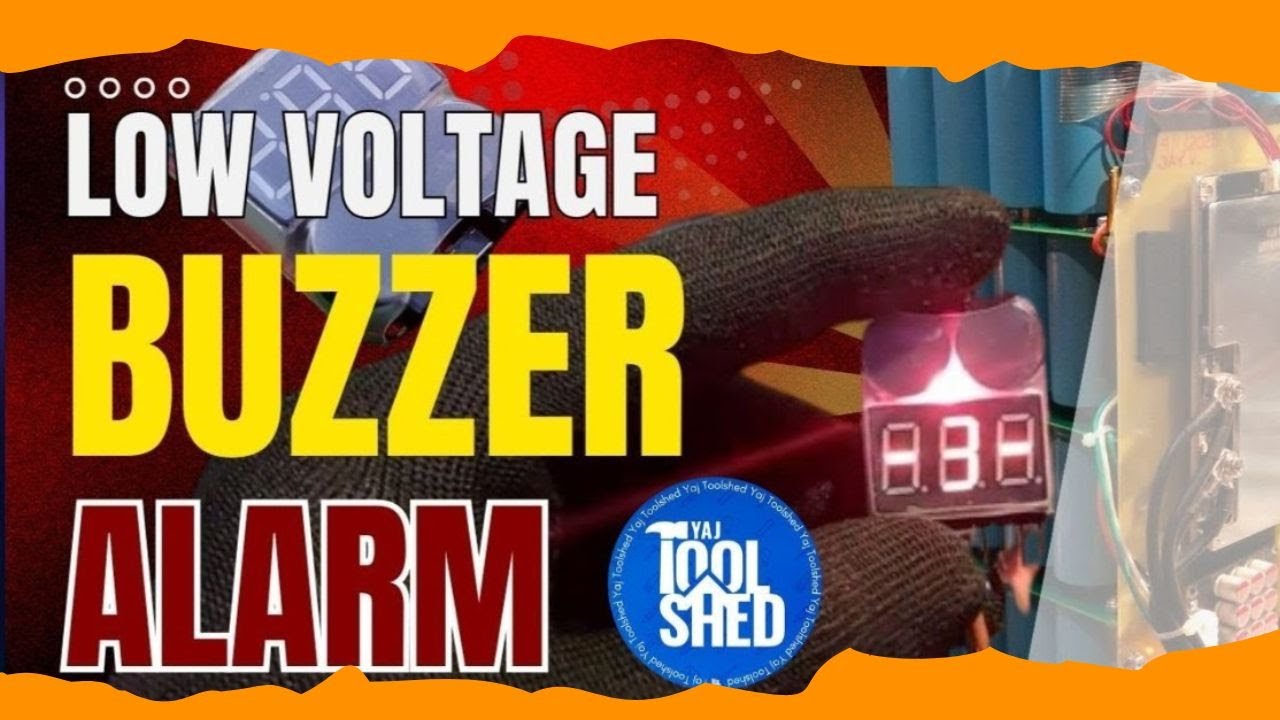 LOW VOLTAGE BUZZER ALARM For LifePo4 batteries
