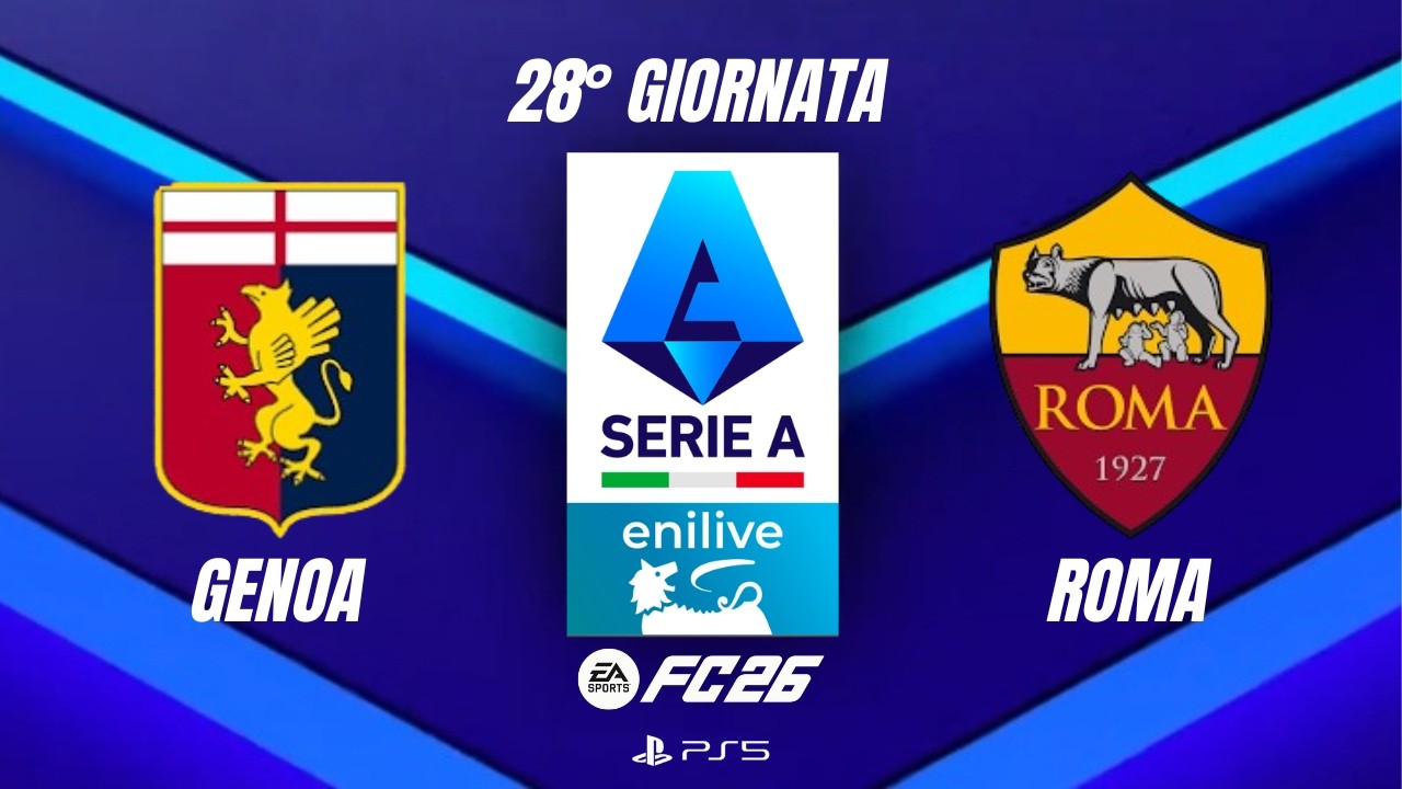 FC 26 | Genoa vs Roma | Serie A – Giornata n°28 | PS5