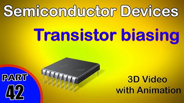 Transistor biasing Semiconductor Class  12 physics subject notes lectures CBSE IIT JEE NEET