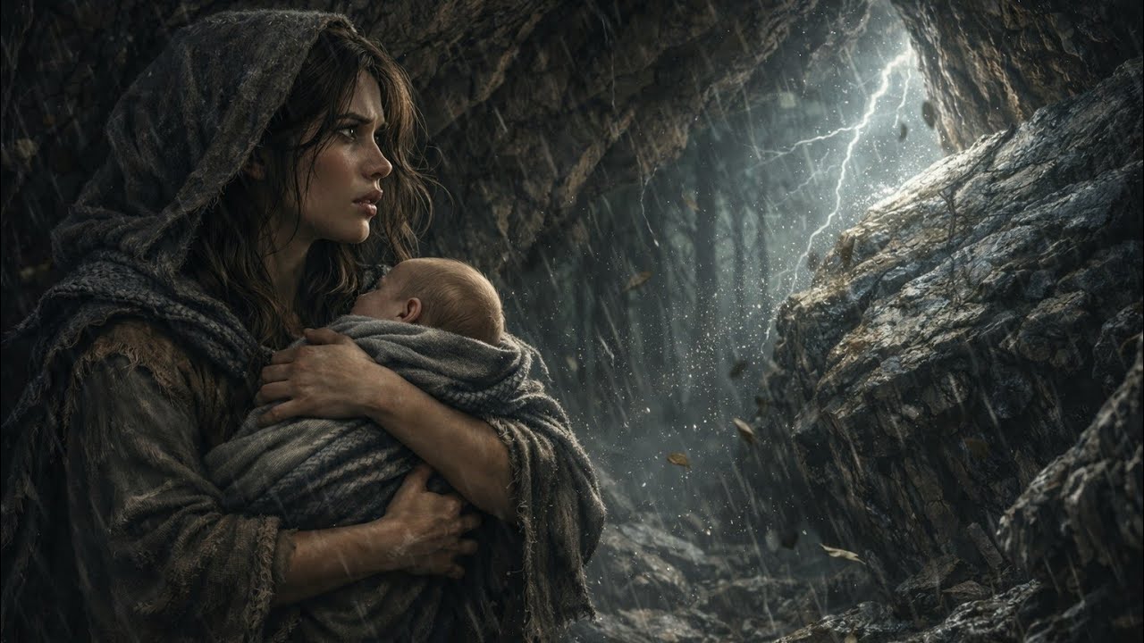 أسرعت الراعية الفقيرة لإنقاذ طفلة من كهف ينهار… وأُغلق الكهف خلفها!