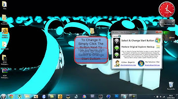 How To Change The Start Button Logo {Windows 7 Only}