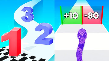 Number Master vs Snake Run Race - Gameplay MAX LEVELS SpeedRun Android iOS Ep 12
