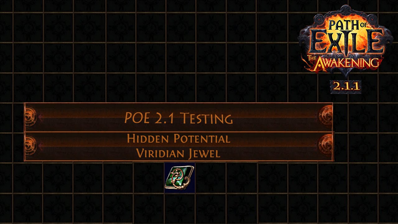 POE 2.1 Hidden Potential Jewel Increasing Totem DPS when on left