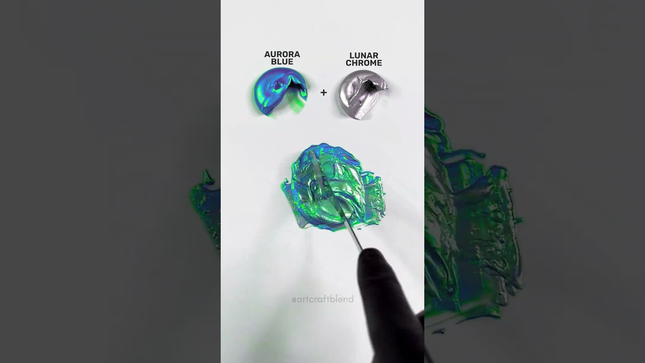 Mixing Aurora Blue and Lunar Chrome Together  