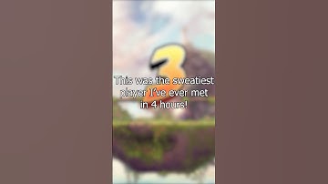 The sweatiest player I