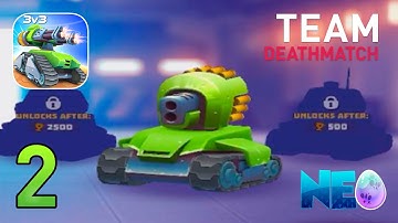 Tanks A Lot 3v3 Brawls: Gameplay Walkthrough Part 2 - Team Deathmatch! (iOS, Android)