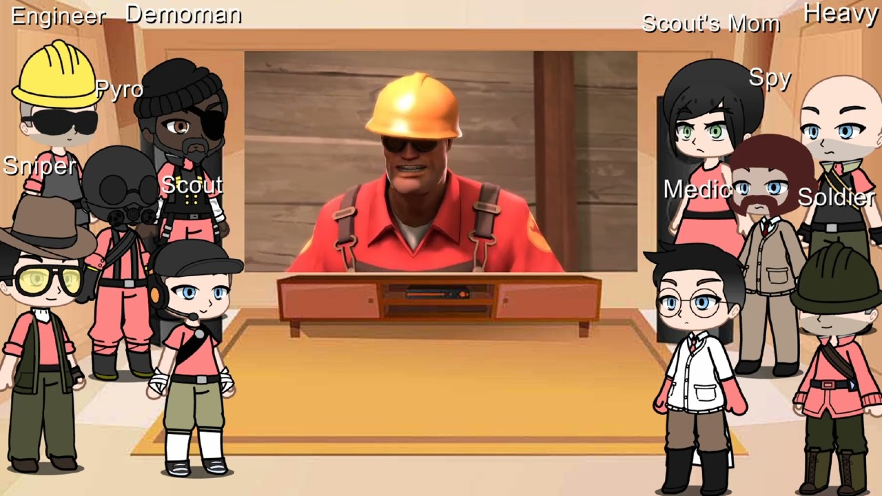 Gacha Club Reaction: TF2 characters react to Taunt Fortress 2