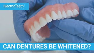 How to whiten yellowed false teeth & dentures