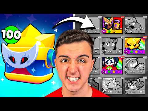 ABRO 100 CAJAS ULTRALEGENDARIAS en CUENTA SIN BRAWLERS 😱🚨 Brawl Stars
