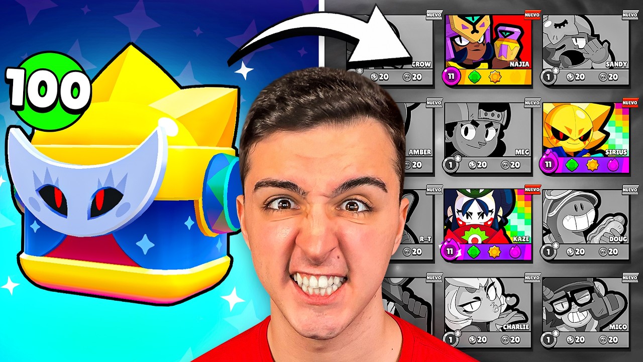 ABRO 100 CAJAS ULTRALEGENDARIAS en CUENTA SIN BRAWLERS 😱🚨 Brawl Stars