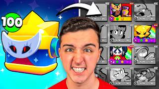 ABRO 100 CAJAS ULTRALEGENDARIAS en CUENTA SIN BRAWLERS 😱🚨 Brawl Stars