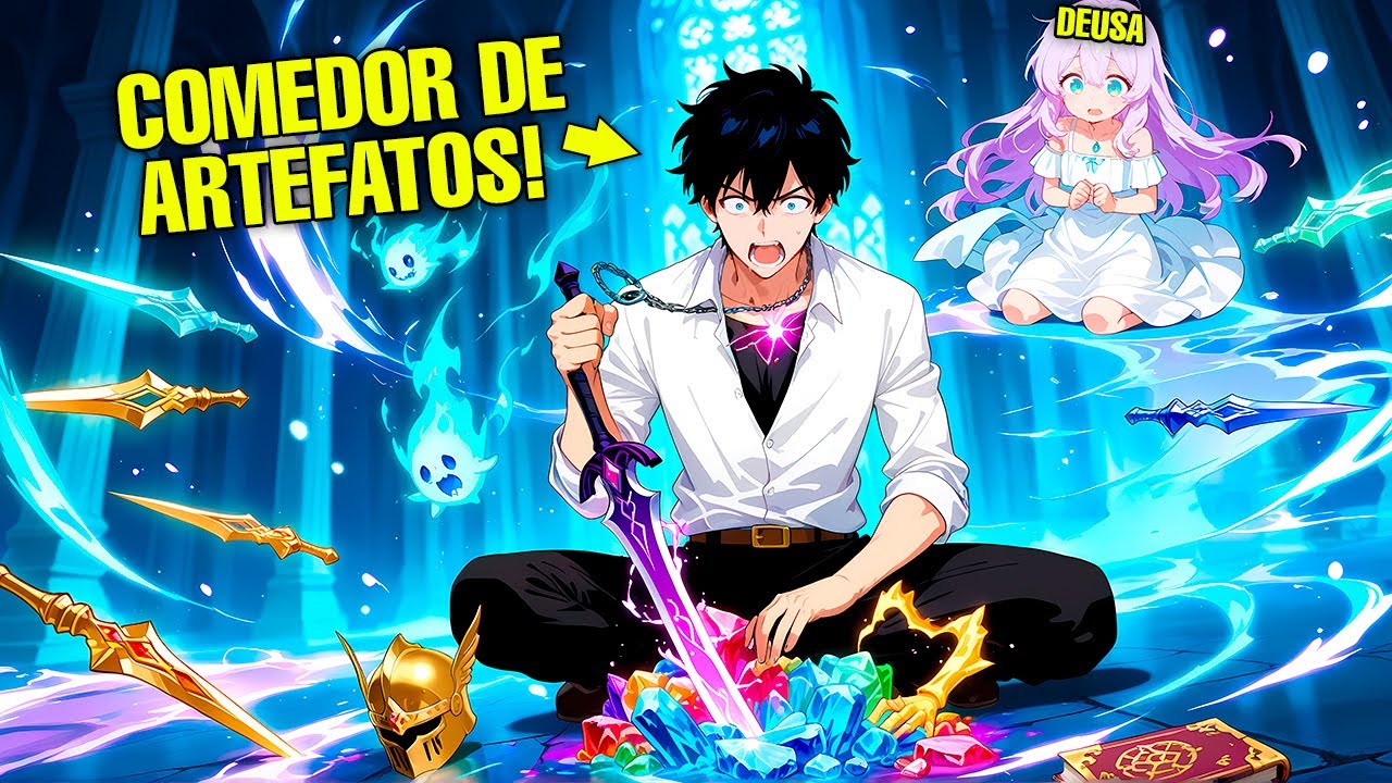 Ele Regrediu e fica Mais Forte Comendo Artefatos Lendários! - Manhwa Recap