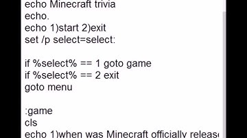 How to make a trivia game in notepad
