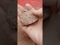 Pure red sand dusty crumbling #satisfying #crumbling #asmr