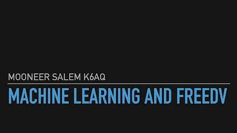 The next evolution in Amateur Radio: Machine Learning and FreeDV