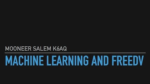 The next evolution in Amateur Radio: Machine Learning and FreeDV