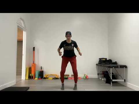 Parallel Stance Bilateral Footfire to Reactive Hip Rotations