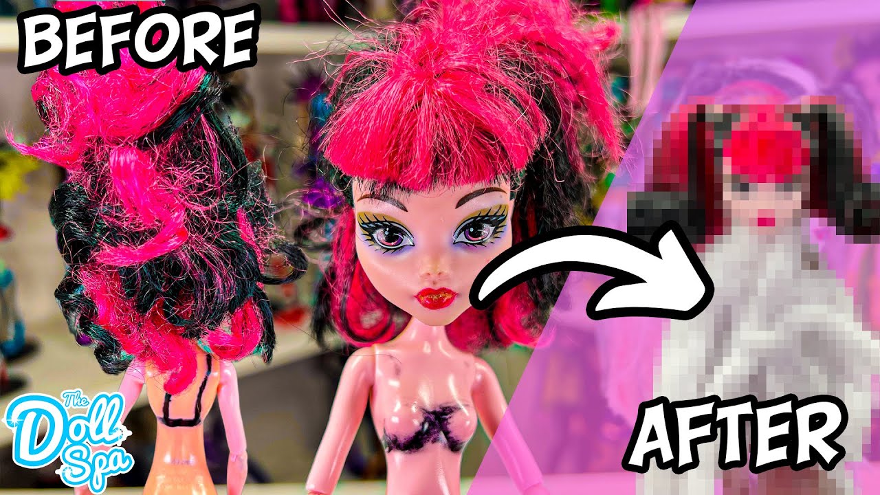 Back with depressing results. Don't use clay. Use apoxy sculpt for doll  modifications. I don't even want to continue😭 it looks like it's gonna  fall off : r/MonsterHigh