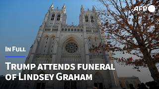 IN FULL: Lindsey Graham's funeral at Washington National Cathedral | AFP