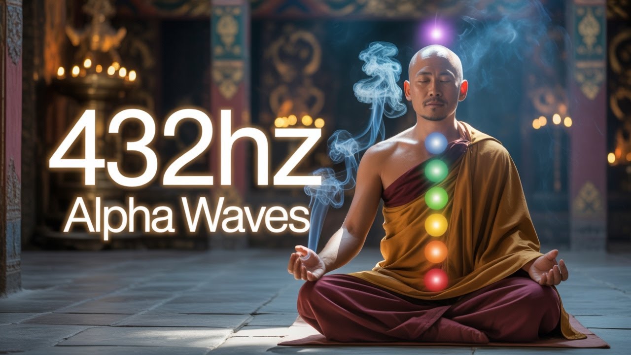 Deep Healing: 1 Hour of 432 Hz Alpha Waves Meditation - YouTube