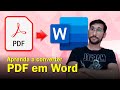 Como converter PDF para Word Editável - gratuito