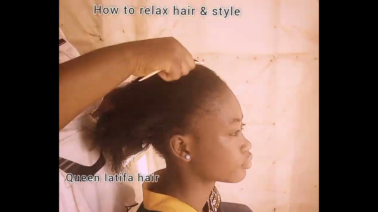 How to  put relxa u natural hair