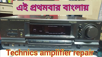Technics Avr GX690 amplifier repairing 👍