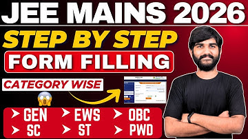 How To Fill JEE Mains Application Form 2026 Step By Step Guide✅ | JEE Main Registration form filling