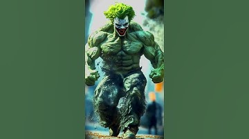 "JOKER + HULK MUTE Fusion Unstoppable Monster Awakes! #AI shorts"mp4💯
