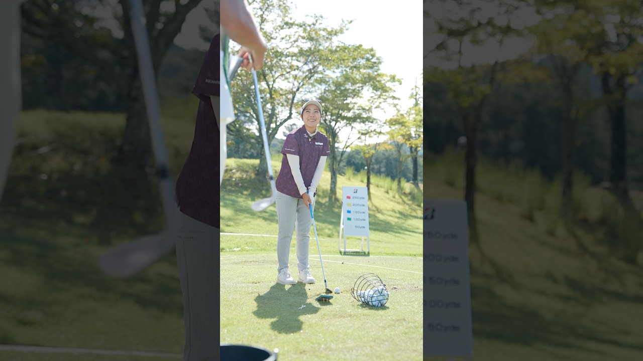 【朝の練習風景🏌️♀️】会場の音と共にお楽しみください✨ | ゴルフ5レディスプロゴルフトーナメント - Round2