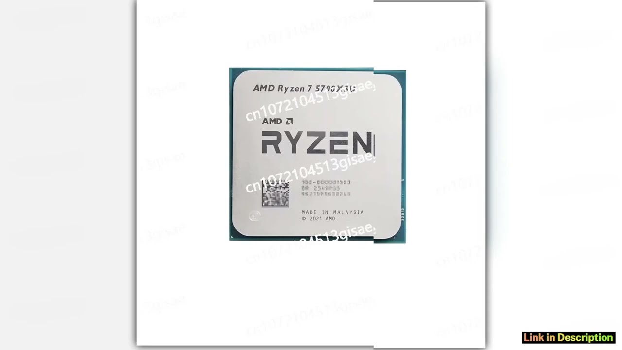 New Bulk Ryzen 7 5700X3D 8 Core 16 Thread Desktop Processor Improved Build