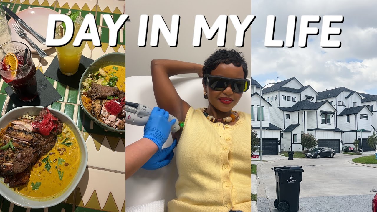 LIVING IN HOUSTON VLOG | I GOT LASER HAIR REMOVAL,HOUSE TOUR, LUSH EVENT , STYLING MY PIXIE + MORE!!