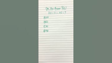 Analogy Question | Part-2 | Verbal Reasoning |