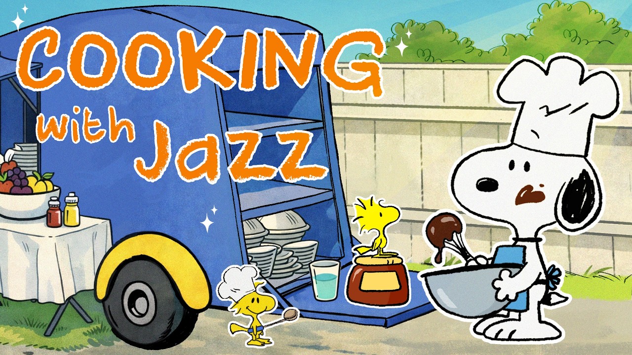 Cooking Jazz with Snoopy 🎷🍰 | Relaxing Tunes for Your Cooking Routine Morning