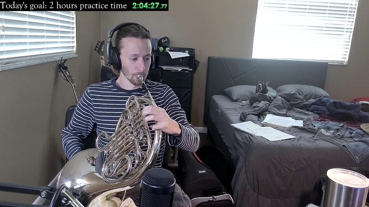 Day Shfifty-Five - French horn practice: New year, same practice (kinda)