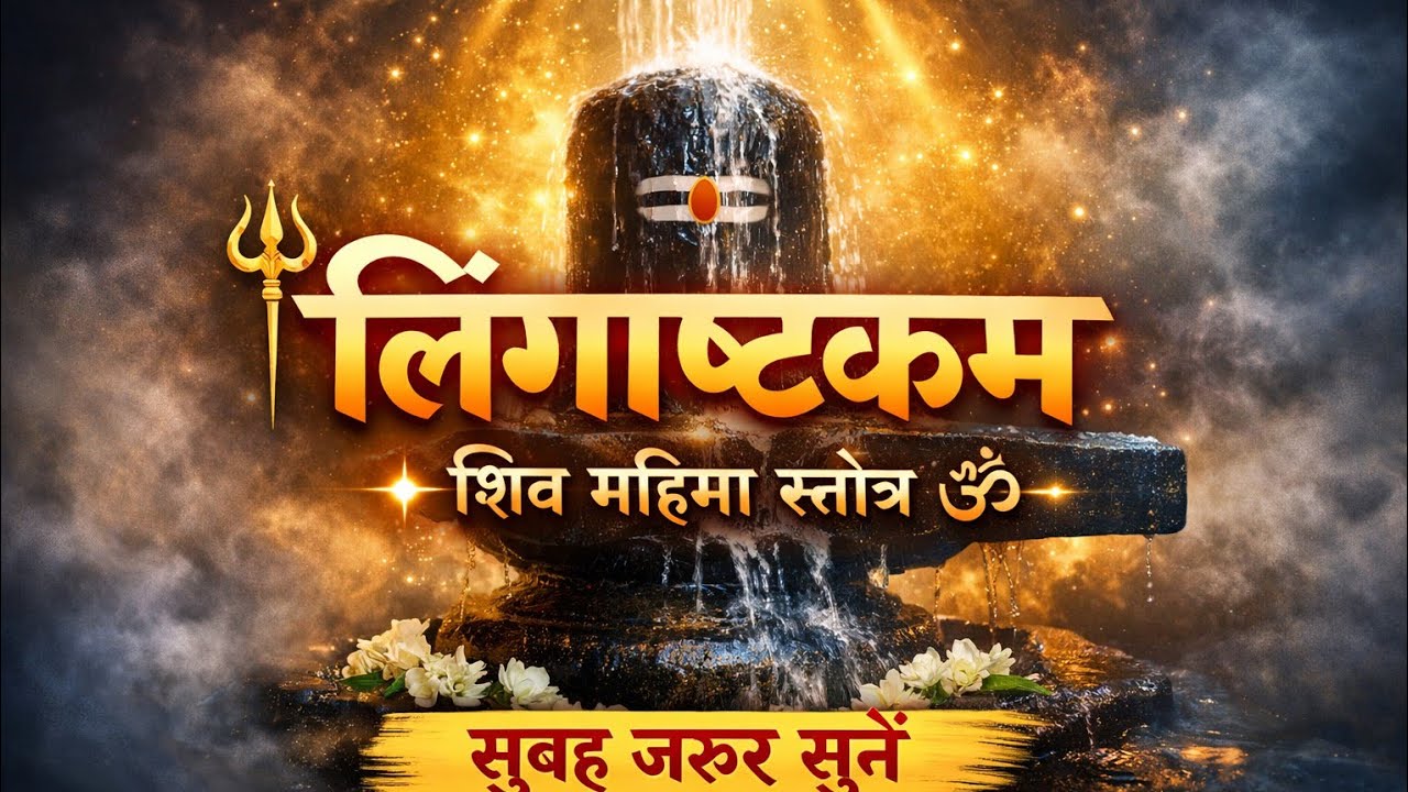 लिंगाष्टकम स्तोत्र 🙏 | Lingashtakam with Lyrics | शिव भक्ति मंत्र