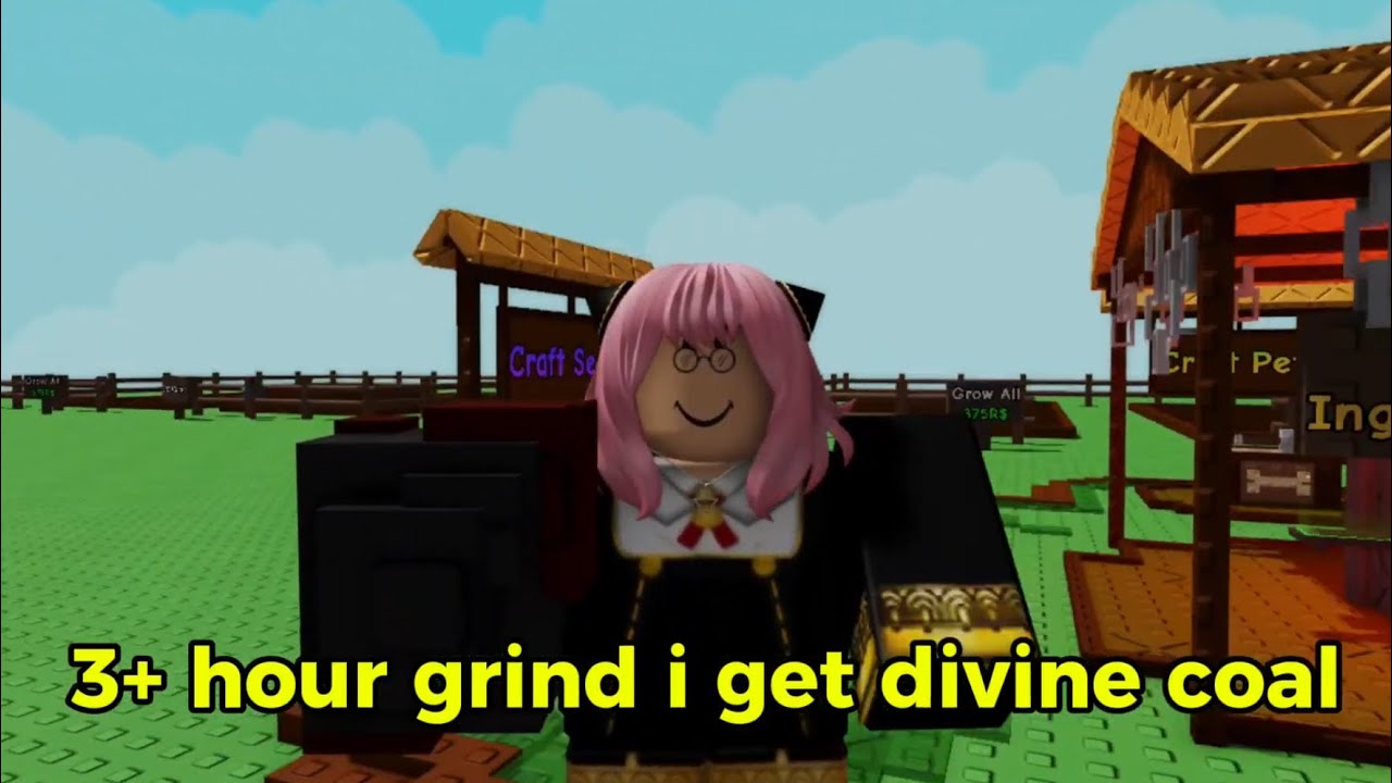 I GET DIVINE COAL SO EASILY THIS UPDATE | Grow A Garden