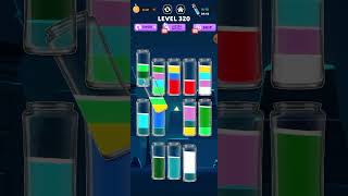 320 -  324 Level water sort master 3D game | Liquid sort puzzle water color game 2024