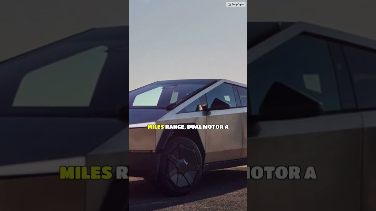 Tesla Cybertruck: The Futuristic Beast on Wheels #shorts