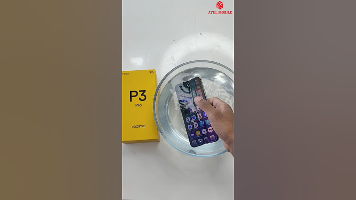 REALME P3 PRO 🔥 water test 🌊 #realme #trending #shorts